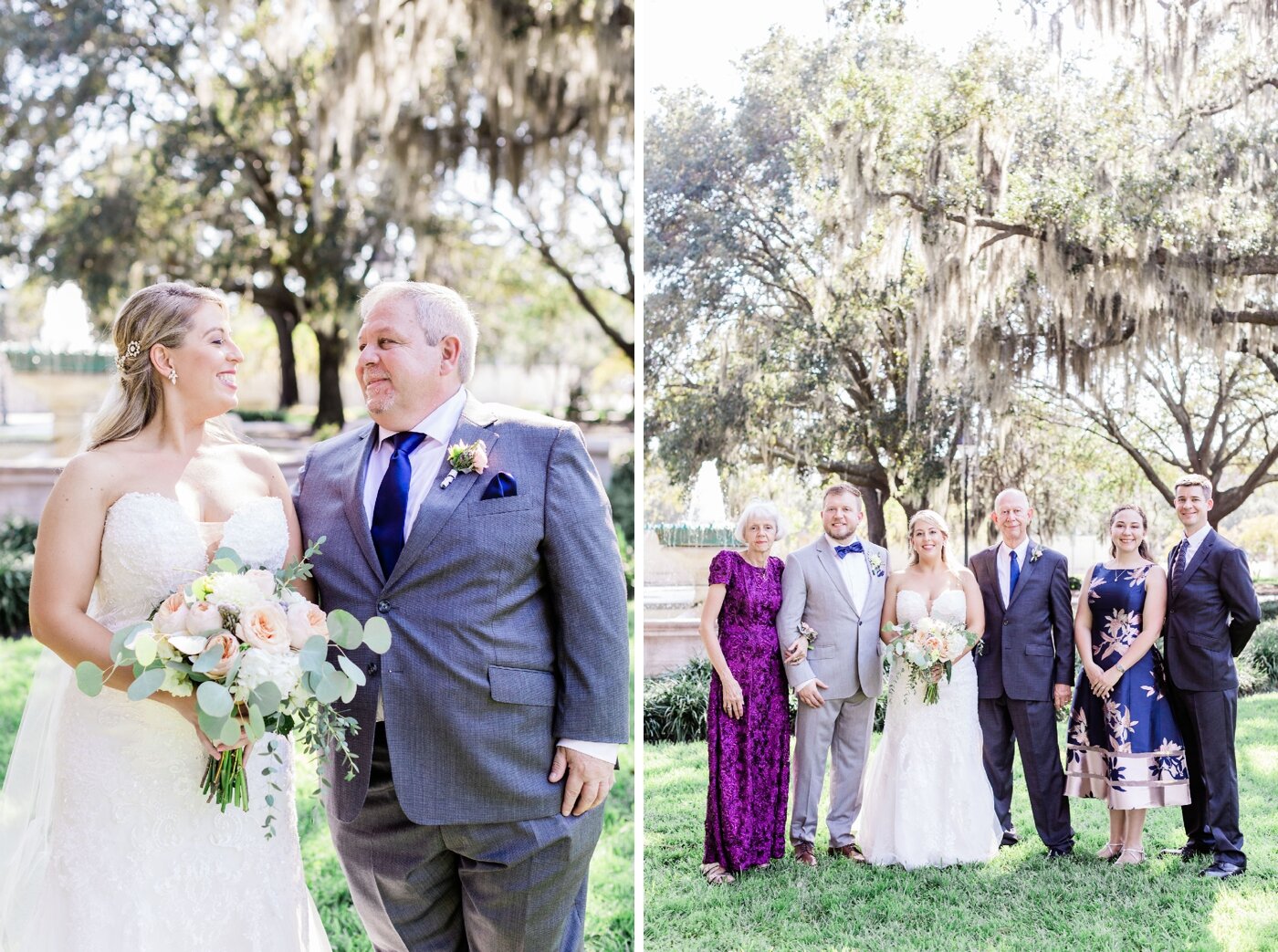 Blush, navy and red Fall Wedding in Savannah