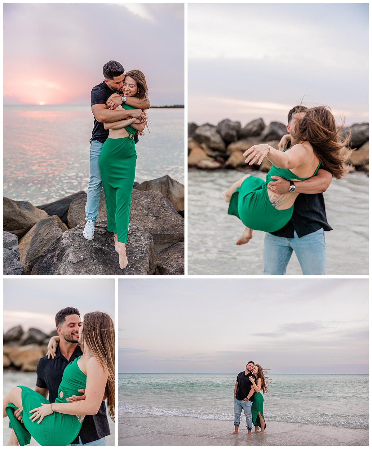 Surprise Proposal Photograhy at Upham Beach