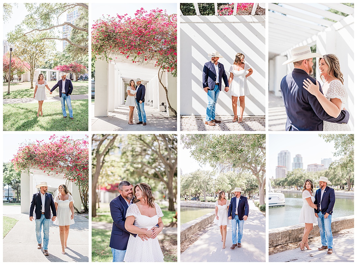 Downtown St. Pete Engagement Session in North Straub Park