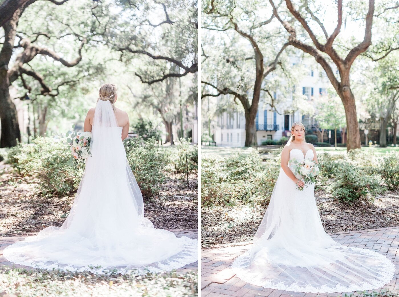 Bride portraits in Historic Savannah by Apt. B Photography